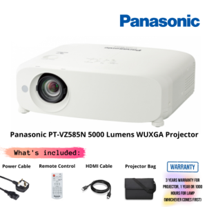 Panasonic PT-VZ585N 5000 Lumens WUXGA Projector