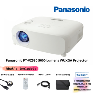 Panasonic PT-VZ580 5000 Lumens WUXGA Projector