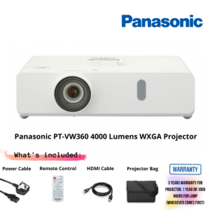 Panasonic PT-VW360 4000 Lumens WXGA Projector