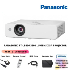 online-img-2024-12-16T111117.237.png PANASONIC PT-LB356 3300 LUMENS XGA PROJECTOR