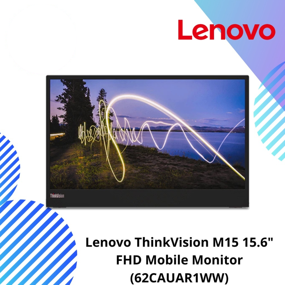M15 Monitor Lenovo ThinkVision M15 15.6″ FHD Mobile Monitor (62CAUAR1WW) – GS ...