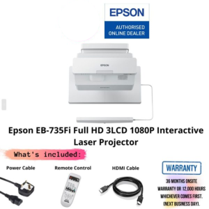 Epson EB-735Fi Full HD 3LCD 1080P Interactive Laser Projector