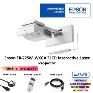 Epson EB-725W WXGA 3LCD Laser Projector