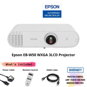 Epson EB-W50 WXGA 3LCD Projector