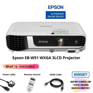 Epson EB-W51 WXGA 3LCD Projector