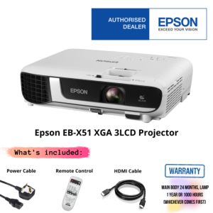 Epson EB-X51 XGA 3LCD Projector