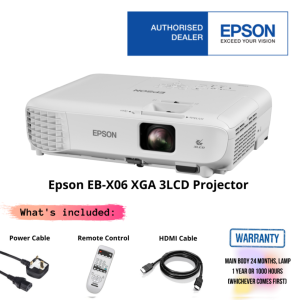 Epson EB-X06 XGA 3LCD Projector