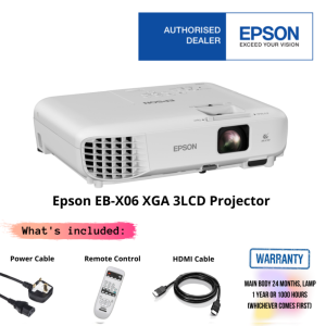 Epson EB-X06 XGA 3LCD Projector