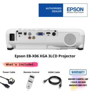 Epson EB-X06 XGA 3LCD Projector