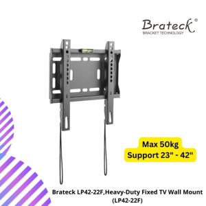 Brateck LP42-22F,Heavy-Duty Fixed TV Wall Mount (LP42-22F)