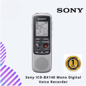 Sony ICD-BX140 Mono Digital Voice Recorder