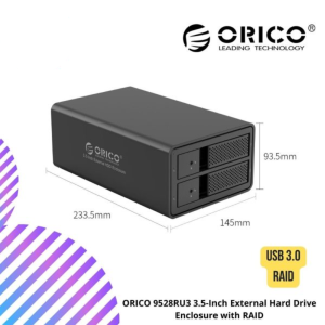 ORICO 9528RU3 3.5-Inch External Hard Drive Enclosure with RAID
