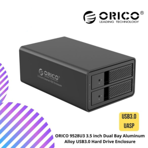 ORICO 9528U3 3.5 inch Dual Bay Aluminum Alloy USB3.0 Hard Drive Enclosure