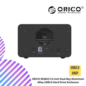 ORICO 9528U3 3.5 inch Dual Bay Aluminum Alloy USB3.0 Hard Drive Enclosure