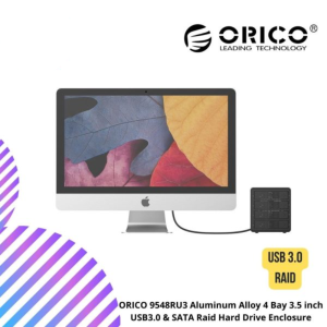 ORICO 9548RU3 Aluminum Alloy 4 Bay 3.5 inch USB3.0 & SATA Raid Hard Drive Enclosure