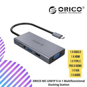 ORICO MC-U501P 5 in 1 Multifunctional Docking Station