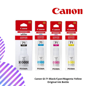 Canon GI-71 Black/Cyan/Magenta Yellow Original Ink Bottle