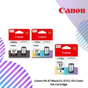 Canon PG-47 Black/CL-57/CL-57s Color Ink Cartridge