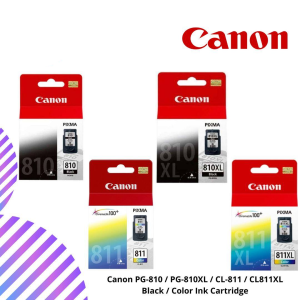 Canon PG-810 / PG-810XL / CL-811 / CL-811XL Black / Color Ink Cartridge