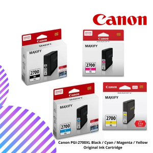Canon PGI-2700XL Black / Cyan / Magenta / Yellow Original Ink Cartridge