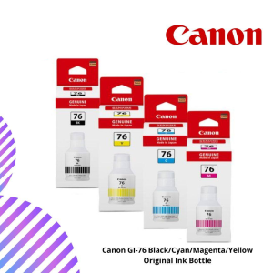 Canon GI-76 Black/Cyan/Magenta/Yellow Original Ink Bottle