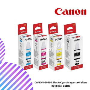 CANON GI-790 Black/Cyan/Magenta/Yellow Refill Ink Bottle