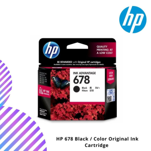 HP 678 Original Ink Cartridge (Black / Color/ Combo/ Twin)