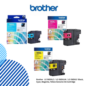 Brother LC-565XLC LC-565XLM LC-565XLY Black, Cyan, Magenta, Yellow Genuine Ink Cartridge Brother LC-565XLC / LC-565XLM / LC-565XLY Cyan, Magenta, Yellow Genuine Ink Cartridge