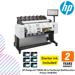 HP DesignJet T2600 36-in PostScript Multifunction Printer (3XB78A)