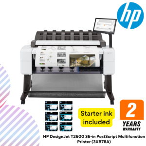 HP DesignJet T2600 36-in PostScript Multifunction Printer (3XB78A)