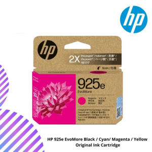 HP 925e EvoMore Black / Cyan/ Magenta / Yellow Original Ink Cartridge