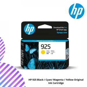 HP 925 Black / Cyan/ Magenta / Yellow Original Ink Cartridge