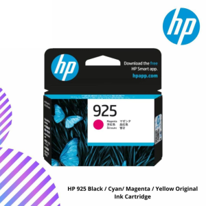 HP 925 Black / Cyan/ Magenta / Yellow Original Ink Cartridge