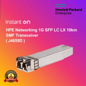 HPE Networking 1G SFP LC LX 10km SMF Transceiver ( J4859D )