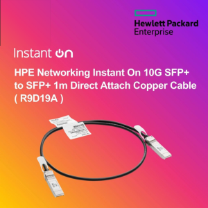 HPE Networking Instant On 10G SFP+ to SFP+ 1m Direct Attach Copper Cable ( R9D19A )