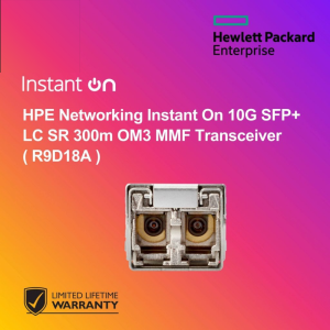 HPE Networking Instant On 10G SFP+ LC SR 300m OM3 MMF Transceiver ( R9D18A )