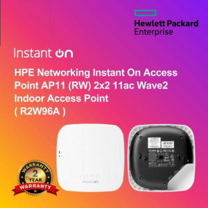 HPE Networking Instant On Access Point AP11 (RW) 2x2 11ac Wave2 Indoor Access Point ( R2W96A )