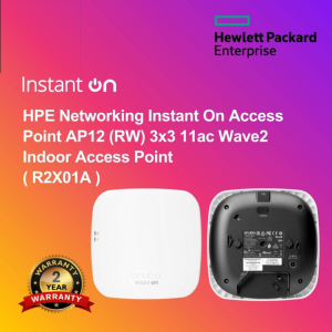 HPE Networking Instant On Access Point AP12 (RW) 3x3 11ac Wave2 Indoor Access Point ( R2X01A )