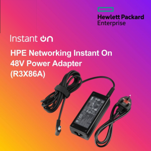 HPE Networking Instant On 48V Power Adapter (R3X86A)