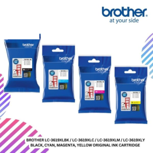 BROTHER LC-3619XLBK / LC-3619XLC / LC-3619XLM / LC-3619XLY Black, Cyan, Magenta, Yellow Original Ink Cartridge