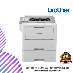 Brother HL-L6415DW Fast Printing speed with wireless capabilities