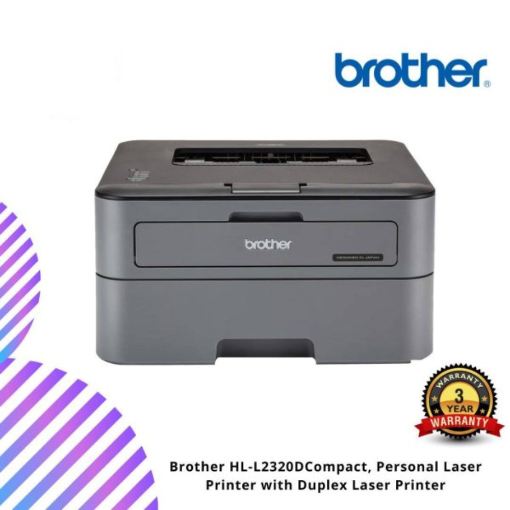 Brother HL-L2320D Compact, Personal Laser Printer with Duplex Laser ...
