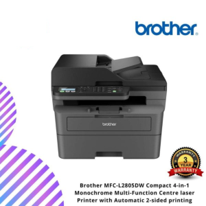Brother MFC-L2805DW Compact 4-in-1 Monochrome Multi-Function Centre laser Printer with Automatic 2-sided printing