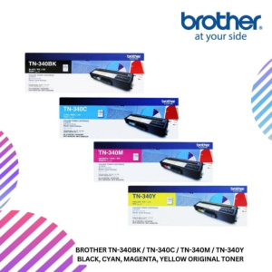 BROTHER TN-340BK / TN-340C / TN-340M / TN-340Y  Black, Cyan, Magenta, Yellow Original Toner