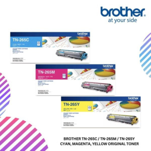 BROTHER TN-265C / TN-265M / TN-265Y  Cyan, Magenta, Yellow Original Toner