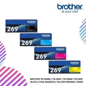BROTHER TN-269BK / TN-269C / TN-269M / TN-269Y  Black, Cyan, Magenta, Yellow Original Toner