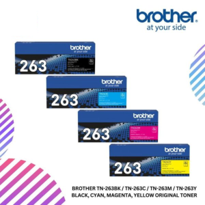 BROTHER TN-263BK / TN-263C / TN-263M / TN-263Y Black, Cyan, Magenta, Yellow Original Toner
