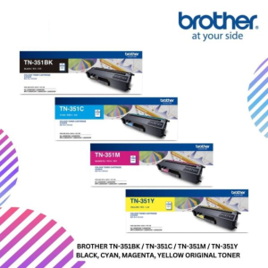 BROTHER TN-351BK / TN-351C / TN-351M / TN-351Y  Black, Cyan, Magenta, Yellow Original Toner