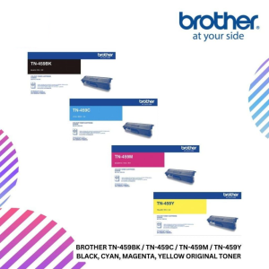 BROTHER TN-459BK / TN-459C / TN-459M / TN-459Y Black, Cyan, Magenta, Yellow Original Toner