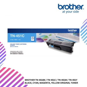 BROTHER TN-451BK / TN-451C / TN-451M / TN-451Y  Black, Cyan, Magenta, Yellow Original Toner
